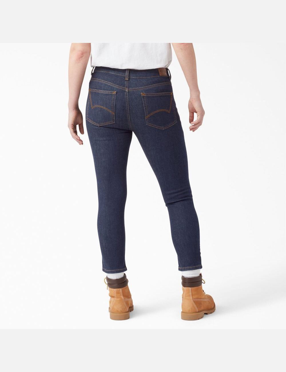 Jean Dickies Perfect Shape Denim Mince Fit Capri Indigo Bleu | 287RUOYHW