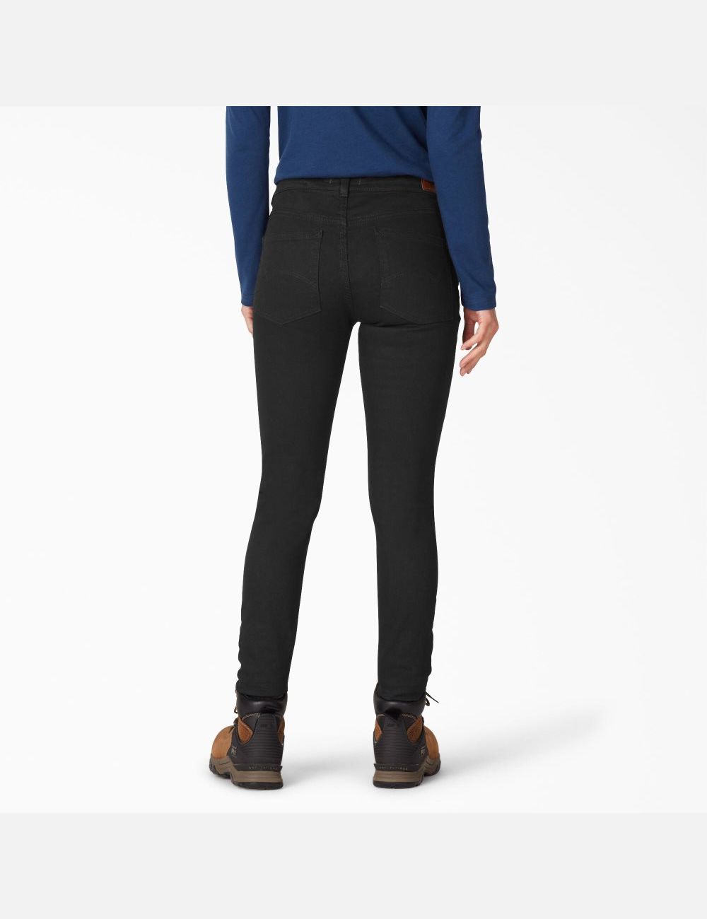 Jean Dickies Perfect Shape Denim Mince Leg Noir | 369WERXFP