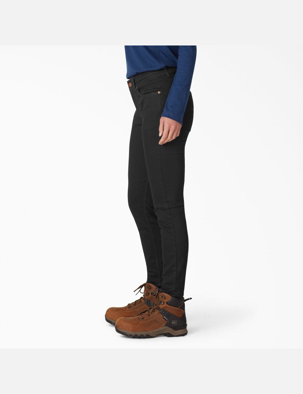 Jean Dickies Perfect Shape Denim Mince Leg Noir | 369WERXFP