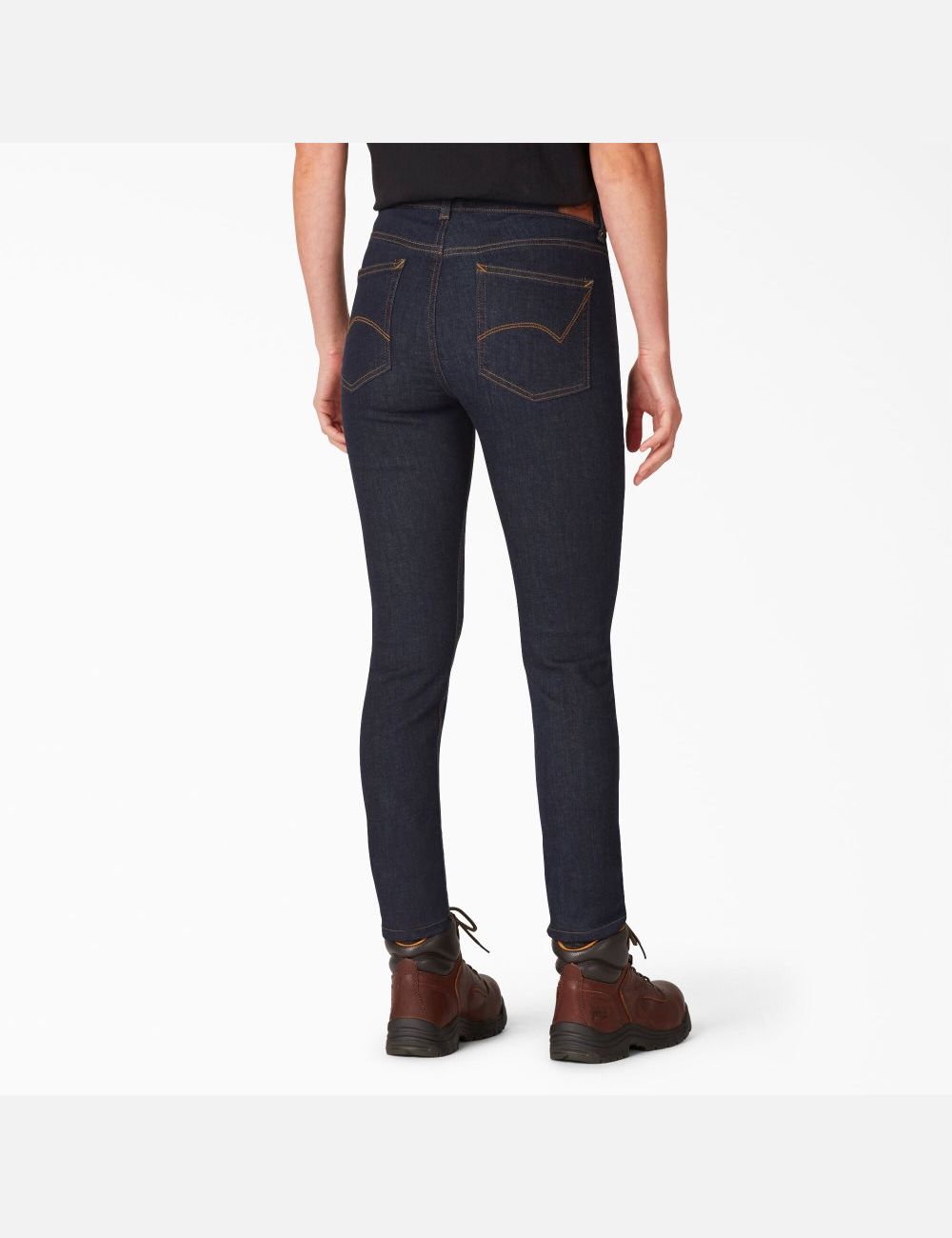 Jean Dickies Perfect Shape Denim Mince Leg Indigo Bleu | 453LXDCMH