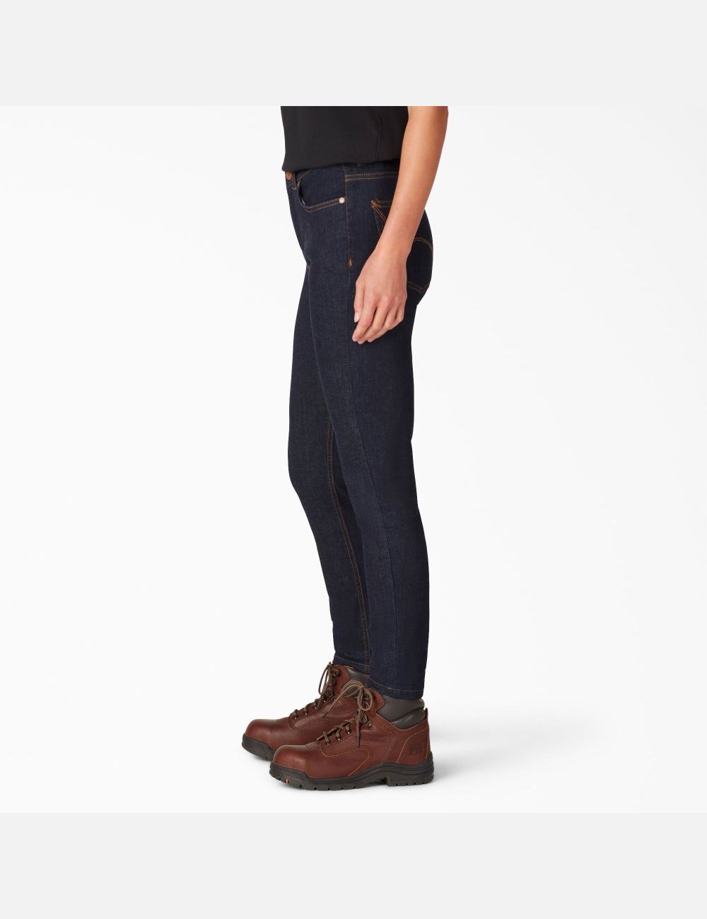 Jean Dickies Perfect Shape Denim Mince Leg Indigo Bleu | 453LXDCMH