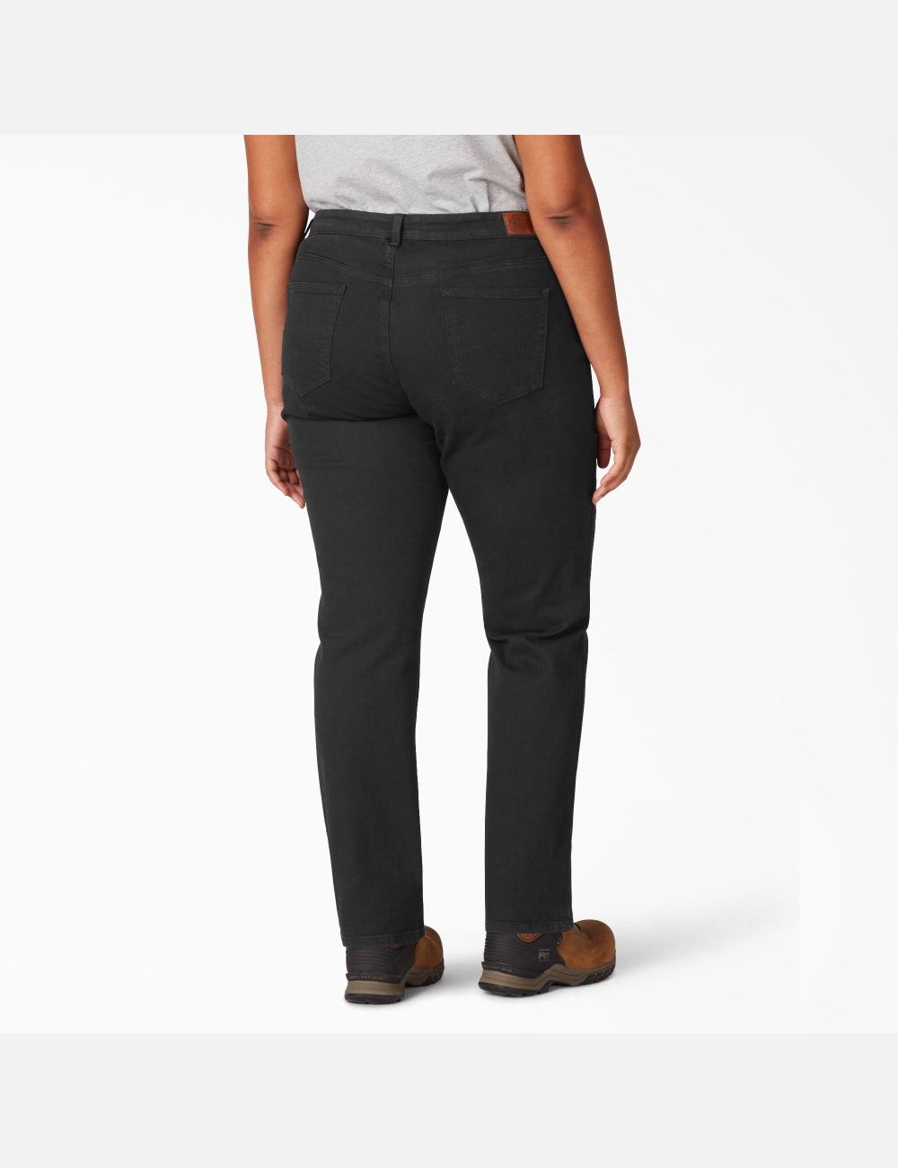 Jean Dickies Perfect Shape Plus Droit Leg Stretch Denim Noir | 530XYNHGD