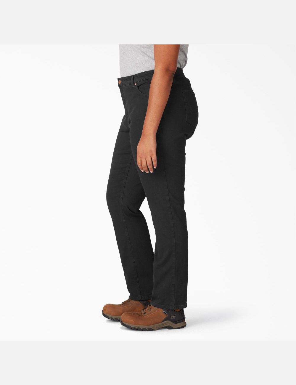 Jean Dickies Perfect Shape Plus Droit Leg Stretch Denim Noir | 530XYNHGD