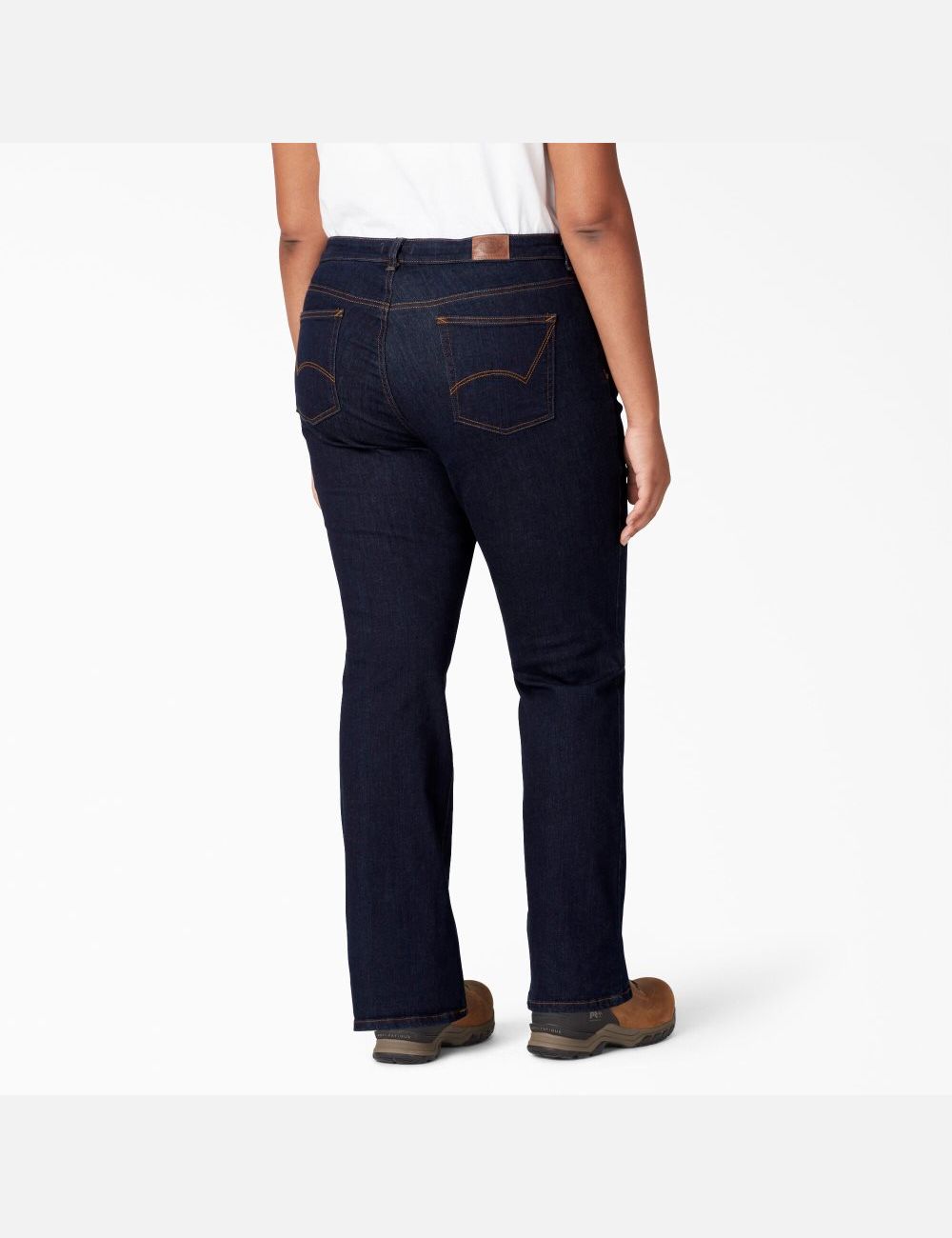 Jean Dickies Plus Perfect Shape Denim Bootcut Indigo Bleu | 038MIUYEC