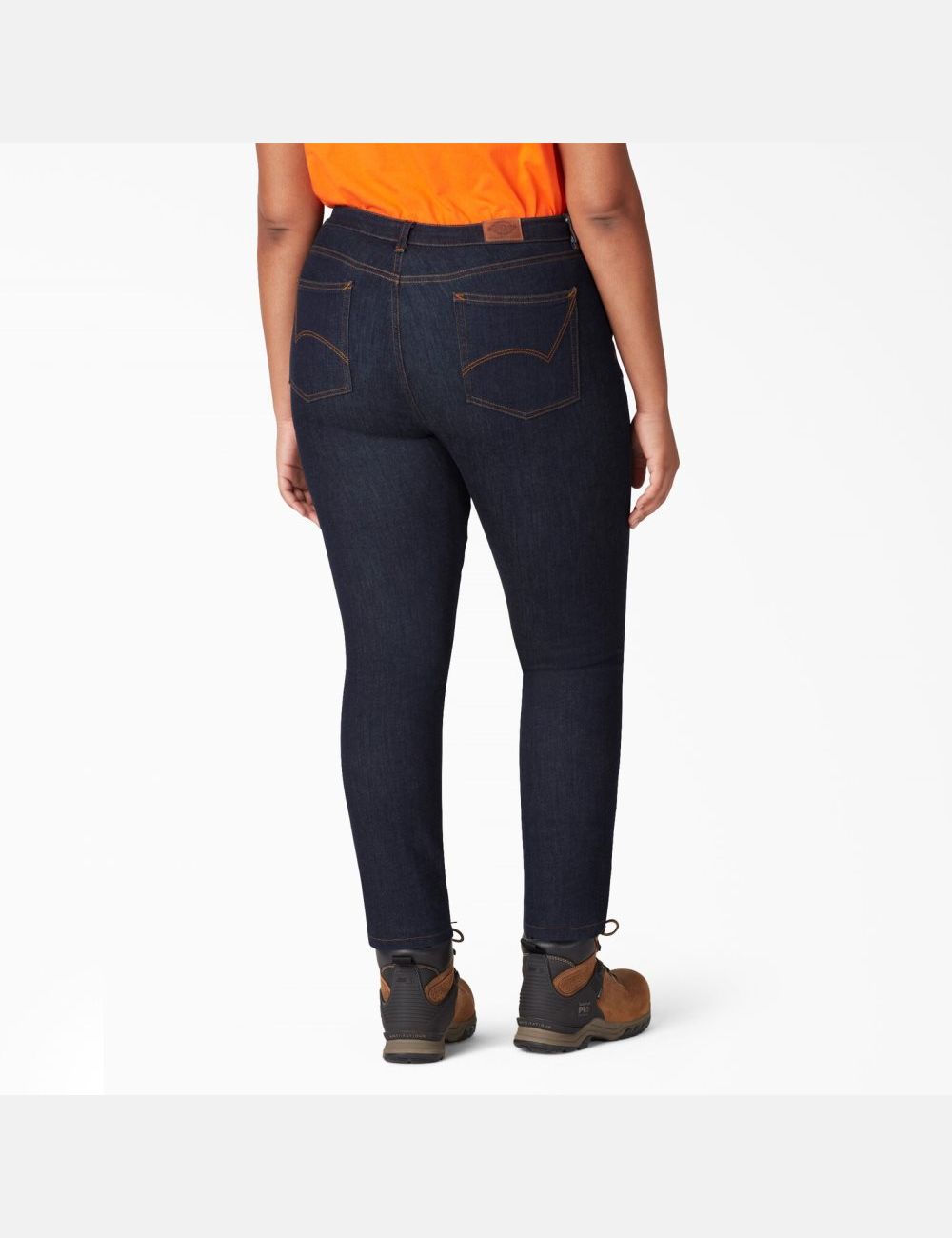 Jean Dickies Plus Perfect Shape Denim Mince Leg Indigo Bleu | 382LZOMQN