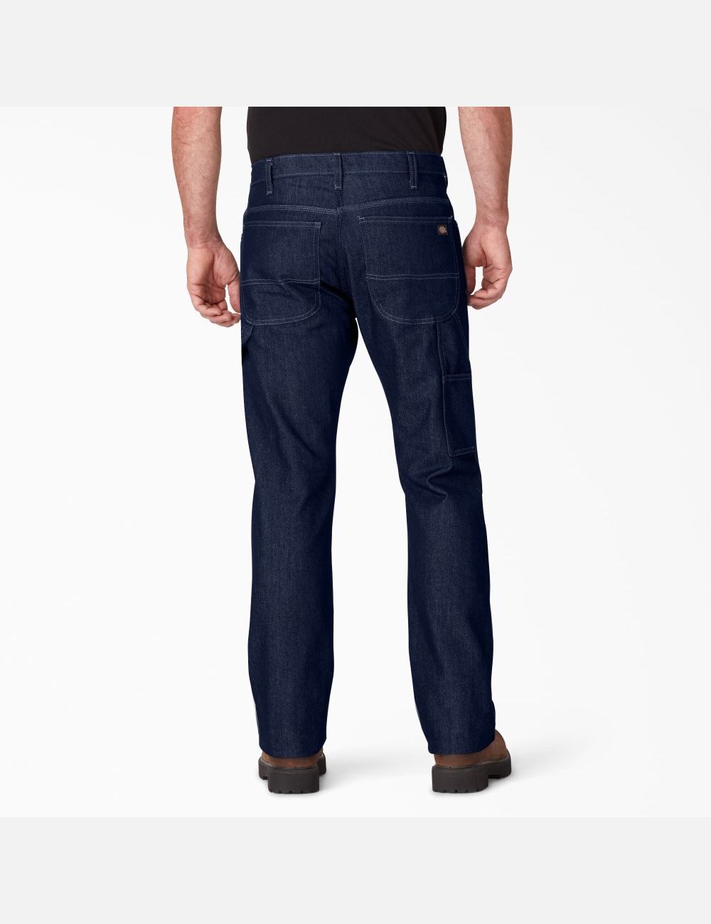 Jean Dickies Regular Fit Droit Leg Carpenter Indigo Bleu | 460BCZYPW