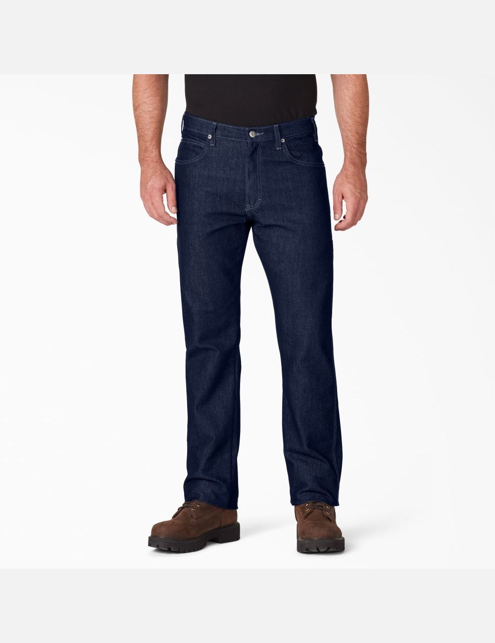 Jean Dickies Regular Fit Droit Leg Carpenter Indigo Bleu | 460BCZYPW