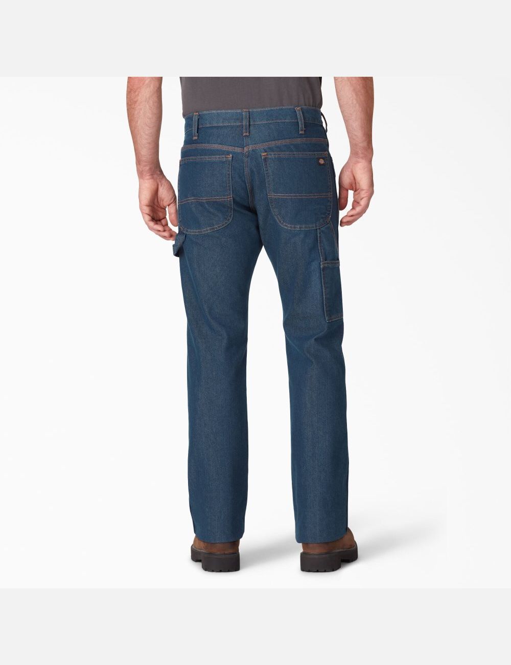 Jean Dickies Regular Fit Droit Leg Carpenter Indigo Bleu | 850TLRBOS