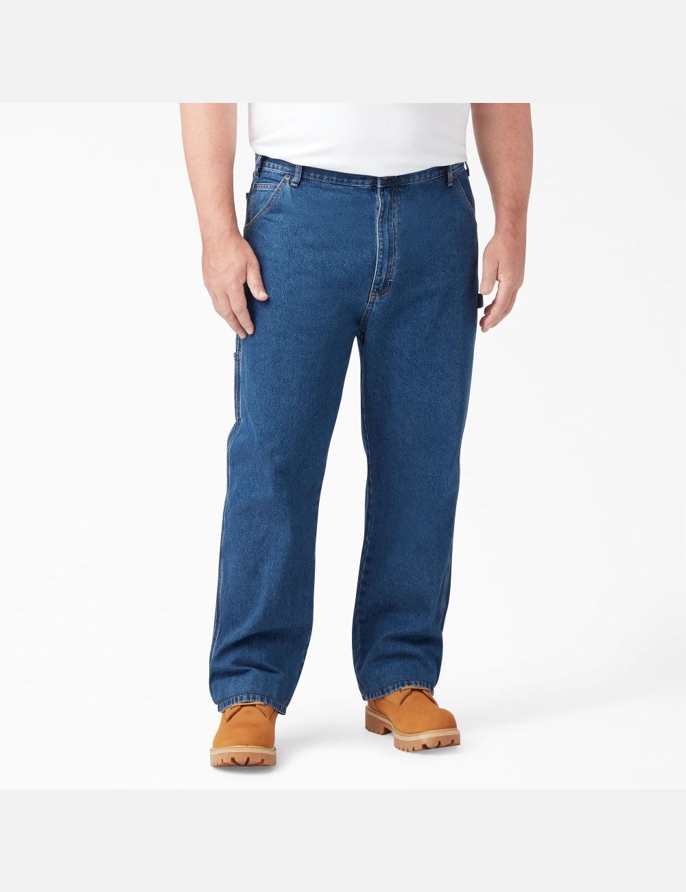 Jean Dickies Relaxed Fit Carpenter Denim Indigo Bleu | 438OJEYKC