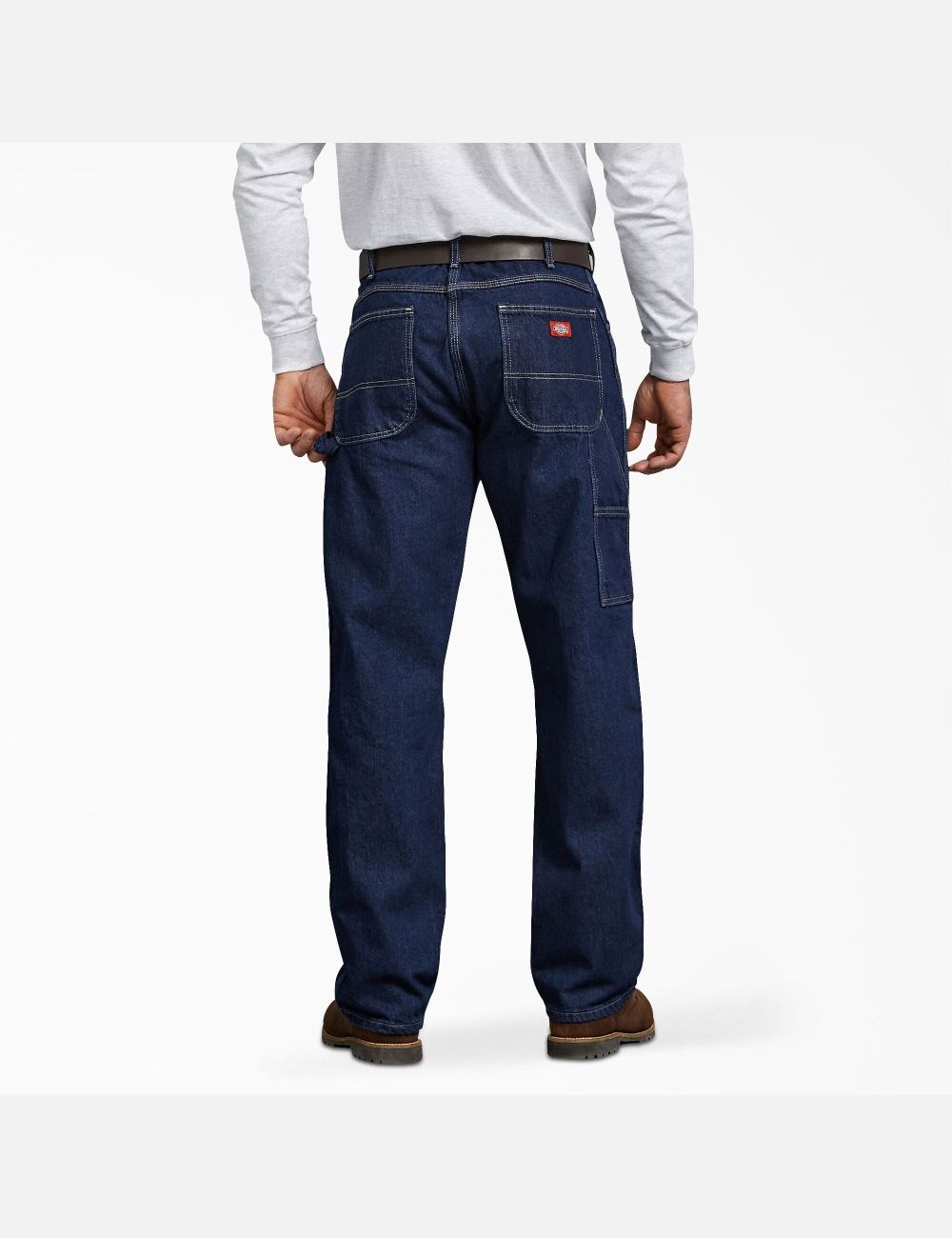 Jean Dickies Relaxed Fit Carpenter Heavyweight Denim Indigo Bleu | 627AXTHZJ