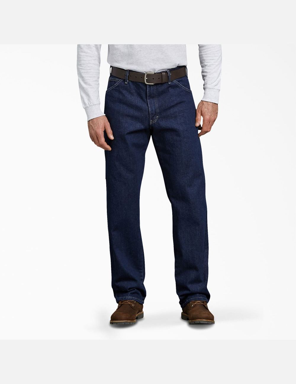 Jean Dickies Relaxed Fit Carpenter Heavyweight Denim Indigo Bleu | 627AXTHZJ