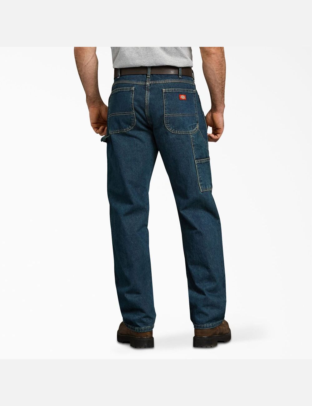 Jean Dickies Relaxed Fit Carpenter Heavyweight Denim Kaki | 817HNVUBR