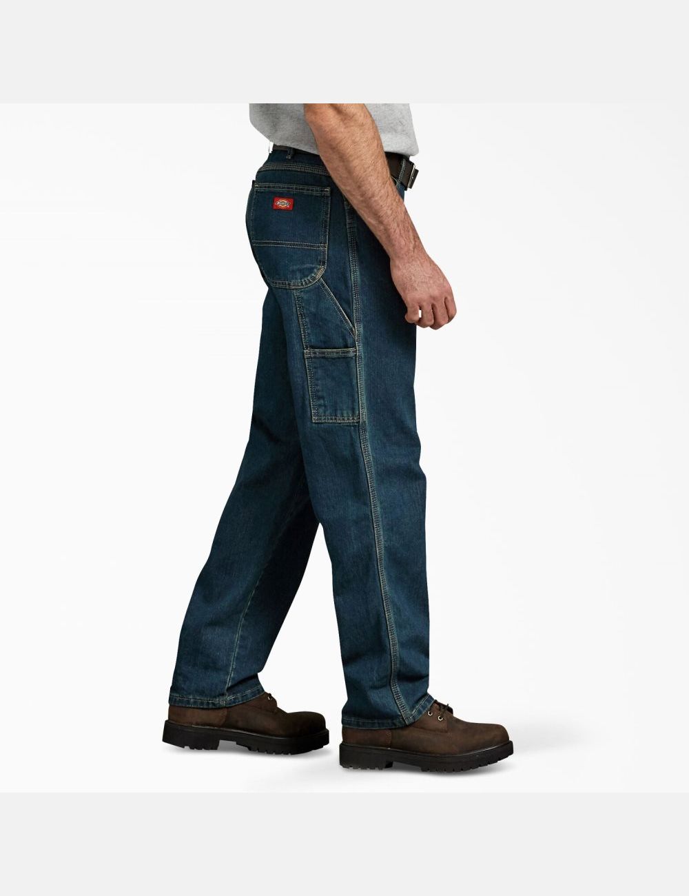 Jean Dickies Relaxed Fit Carpenter Heavyweight Denim Kaki | 817HNVUBR