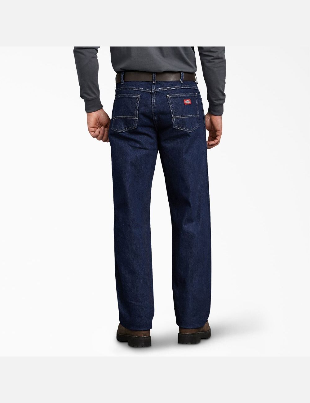 Jean Dickies Relaxed Fit Droit Leg Heavyweight Denim Indigo Bleu | 102ICHUAK