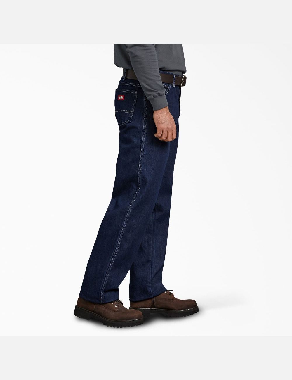 Jean Dickies Relaxed Fit Droit Leg Heavyweight Denim Indigo Bleu | 102ICHUAK