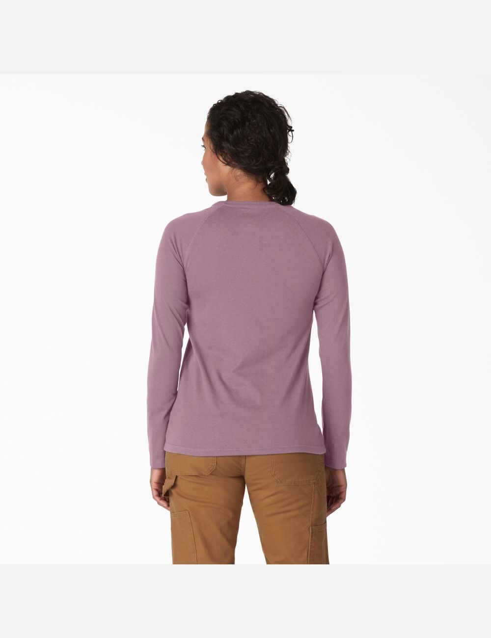 Long Sleeve Dickies Cooling T-Shirt Violette Grise | 731OUCIHM