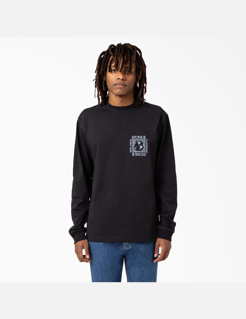 Long Sleeve Dickies Marbury T-Shirt Noir | 578CDVNUP