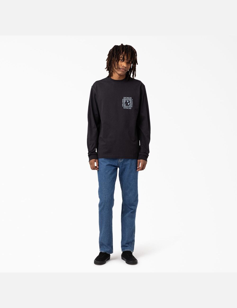 Long Sleeve Dickies Marbury T-Shirt Noir | 578CDVNUP