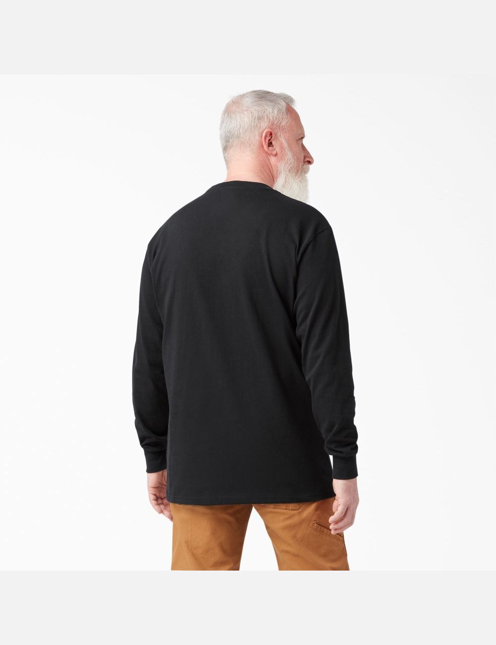 Long Sleeve Dickies Regular Fit Icon Graphique T-Shirt Noir | 290RAMOBF