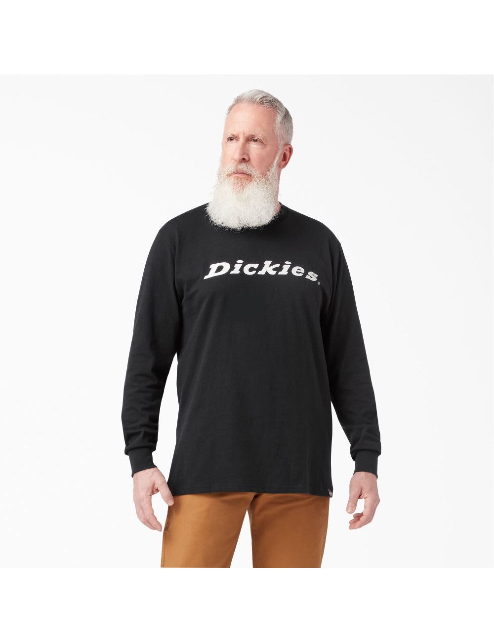 Long Sleeve Dickies Regular Fit Icon Graphique T-Shirt Noir | 290RAMOBF