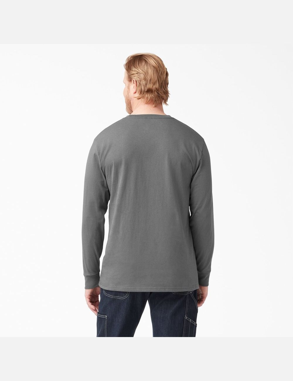 Long Sleeve Dickies Regular Fit Icon Graphique T-Shirt Grise | 795BIHZUA