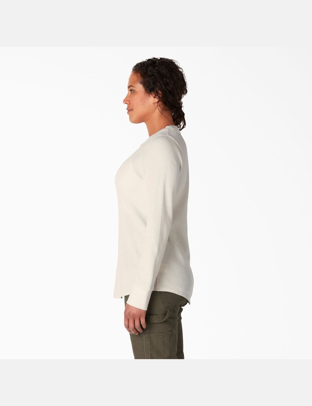 Long Sleeve Dickies Thermal Shirt Beige | 053SXFGQP