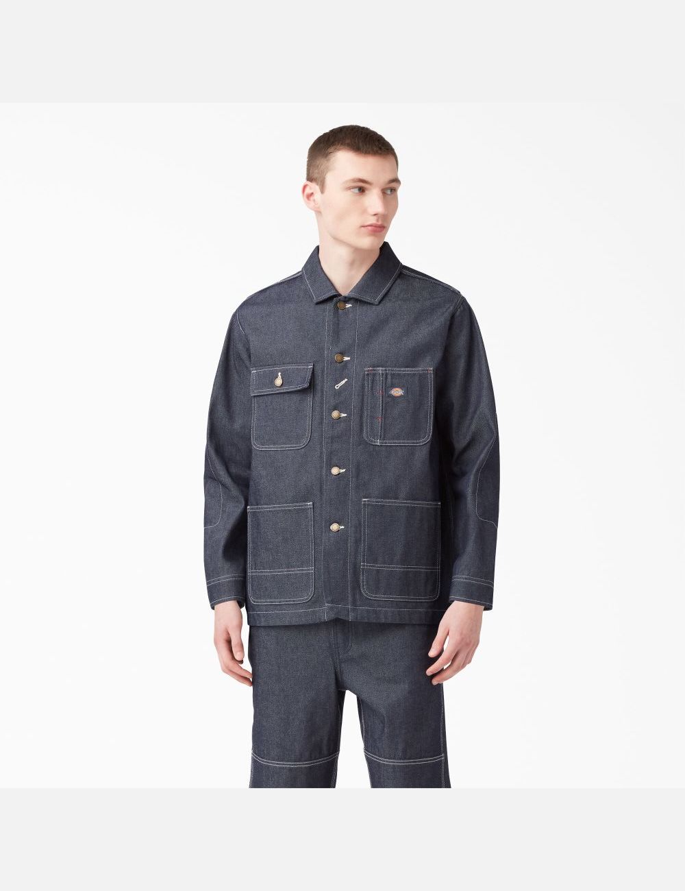 Manteaux Dickies 100 Year Denim Chore Indigo Bleu | 761LHNDCQ