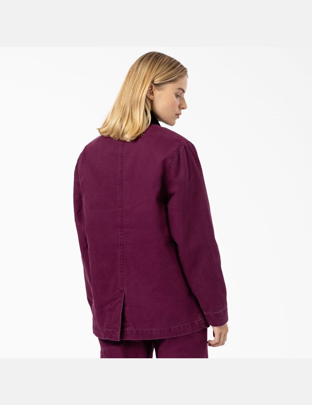 Manteaux Dickies Duck Doublée Chore Violette Bordeaux | 260TWFCDP