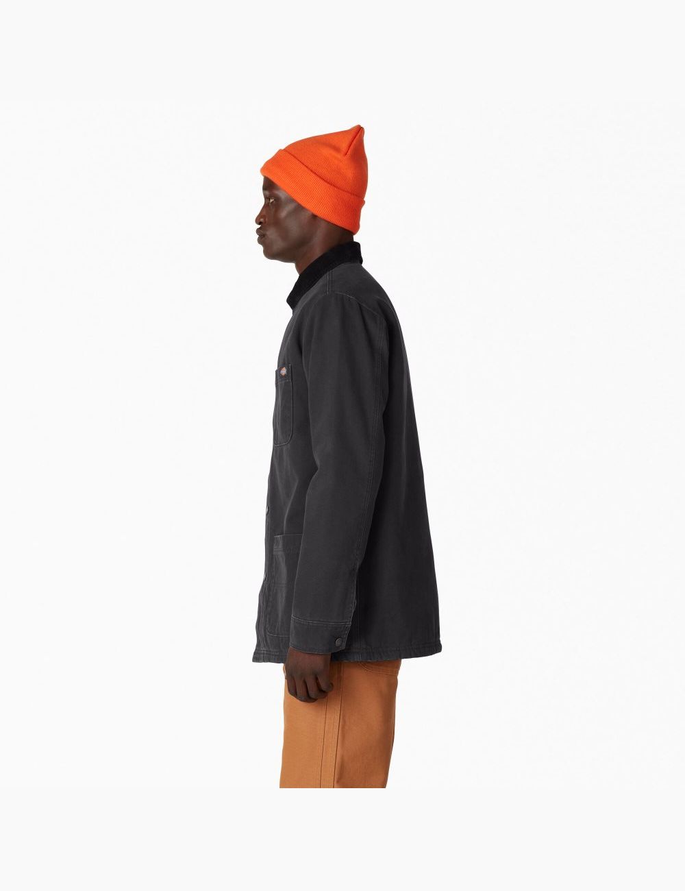 Manteaux Dickies Stonewashed Duck Doublée Chore Noir | 234XPDQSH