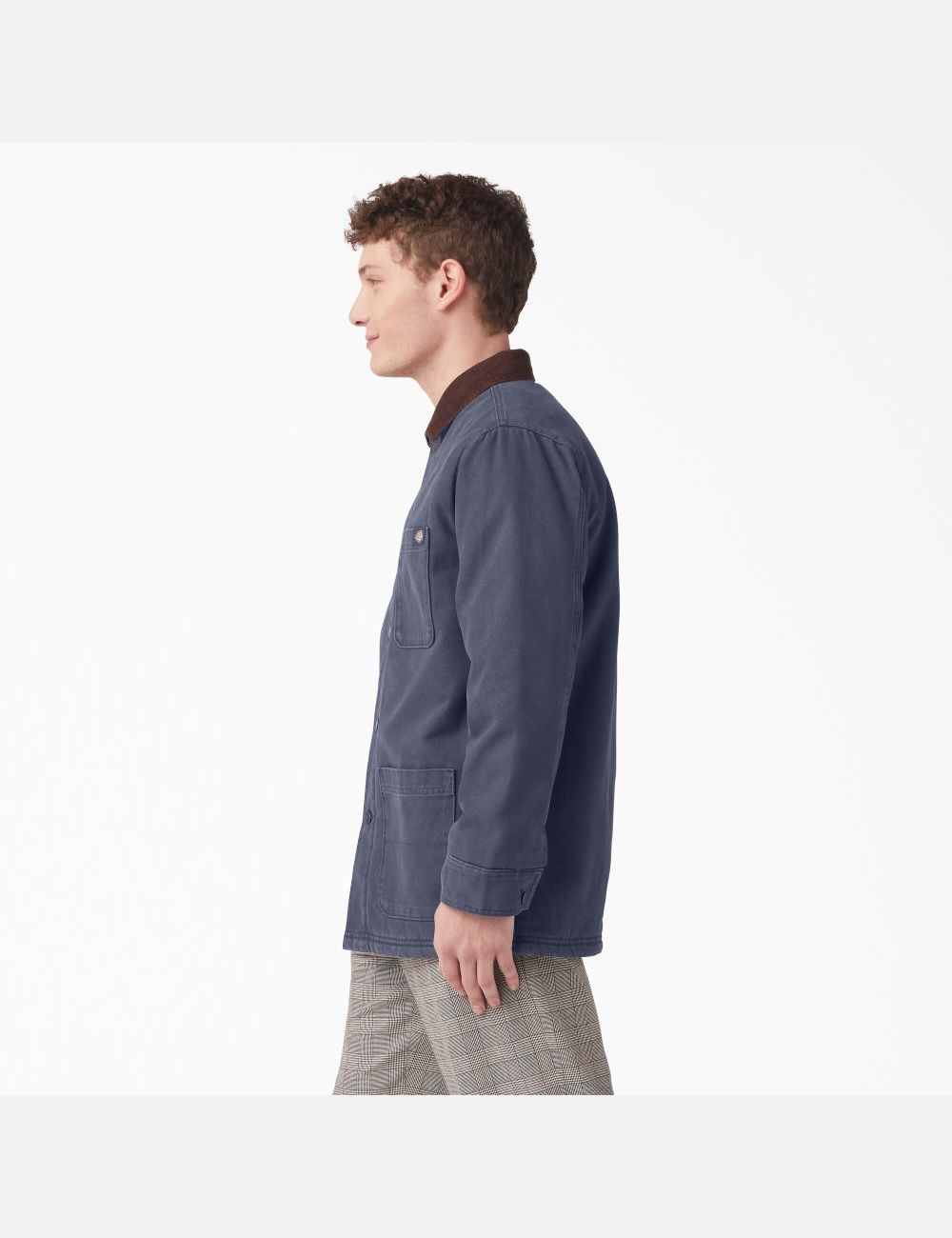 Manteaux Dickies Stonewashed Duck Doublée Chore Bleu Marine | 593OWMSAQ