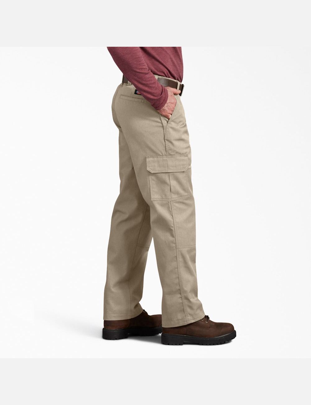 Pantalon Cargo Dickies Active Taille Regular Fit Marron | 438JASMUR