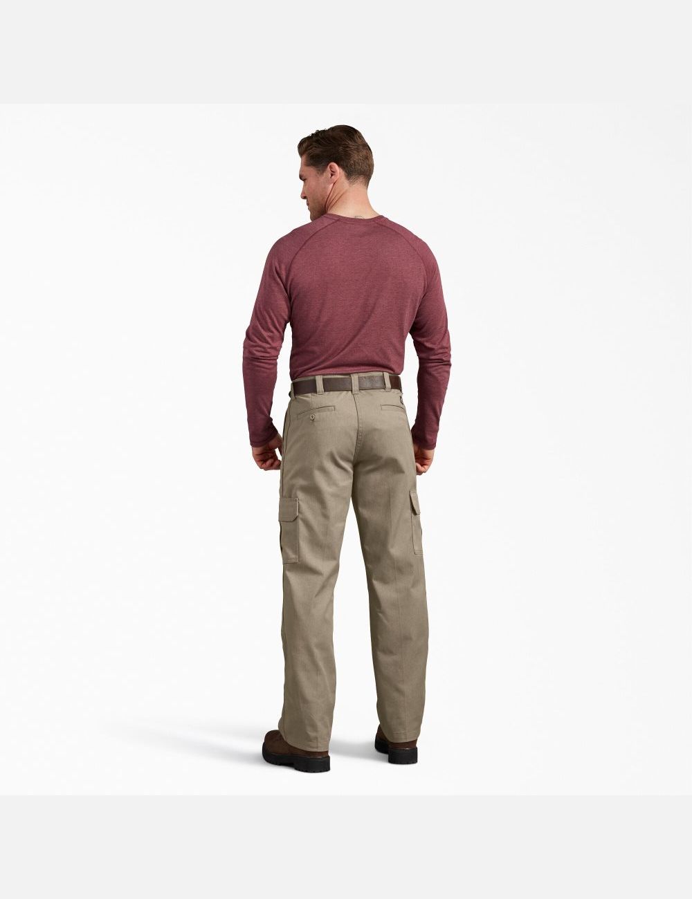 Pantalon Cargo Dickies Active Taille Regular Fit Marron | 438JASMUR