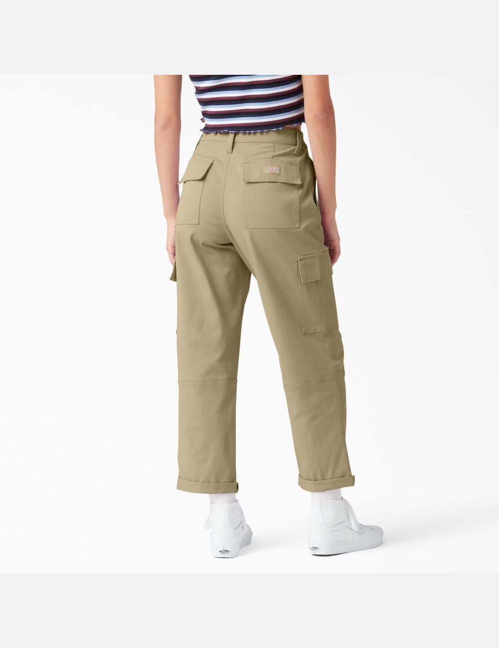 Pantalon Cargo Dickies Cropped Marron | 942LUMEND