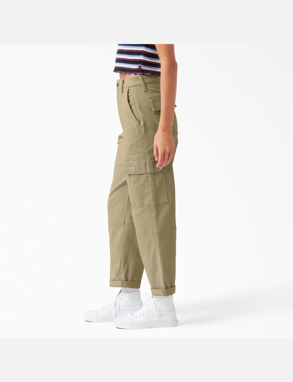 Pantalon Cargo Dickies Cropped Marron | 942LUMEND