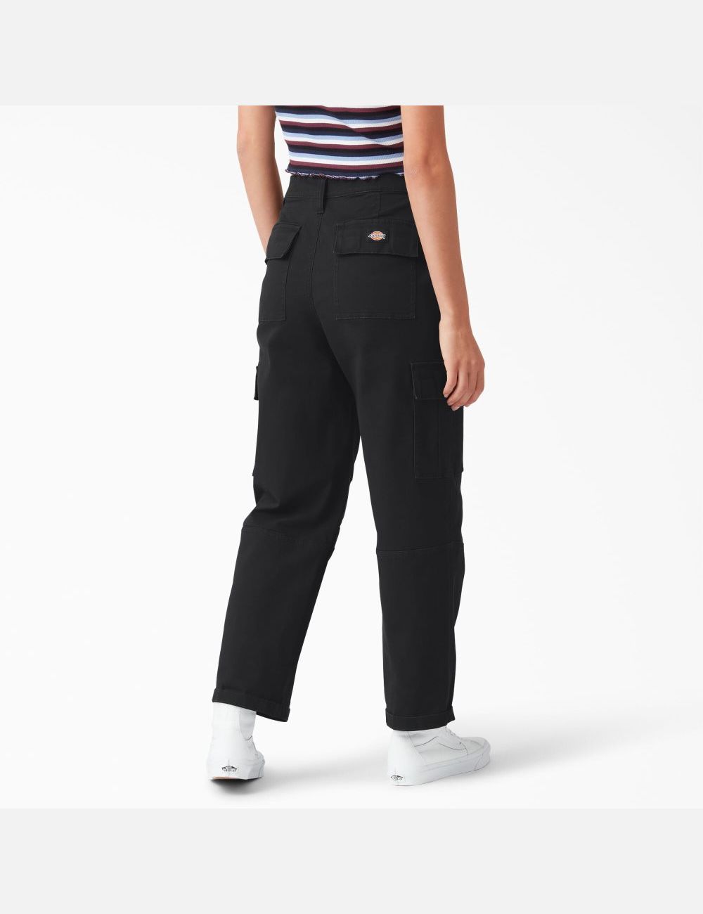 Pantalon Cargo Dickies Cropped Noir | 142AJVFED