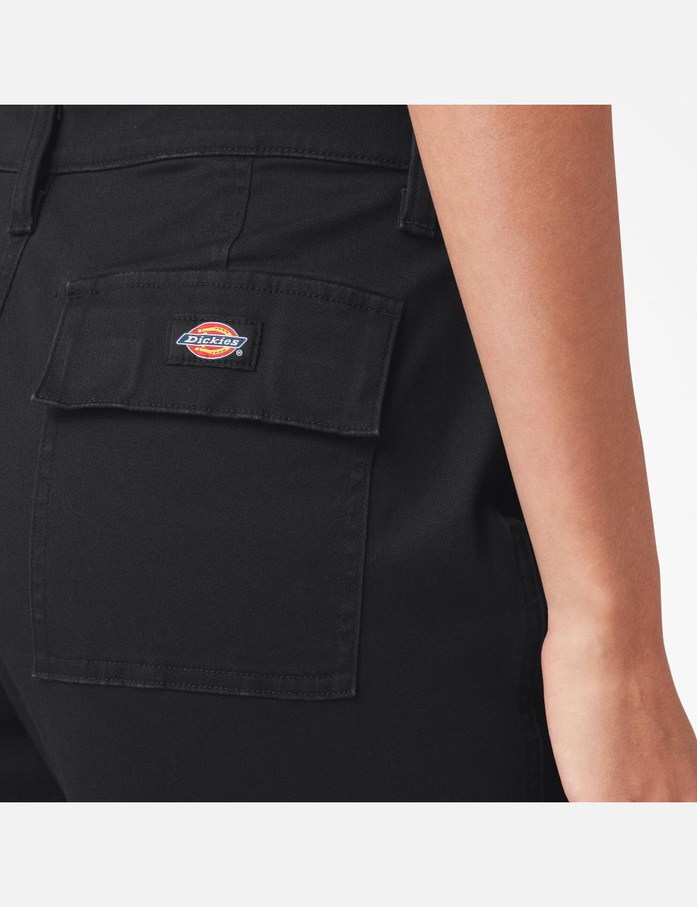 Pantalon Cargo Dickies Cropped Noir | 142AJVFED