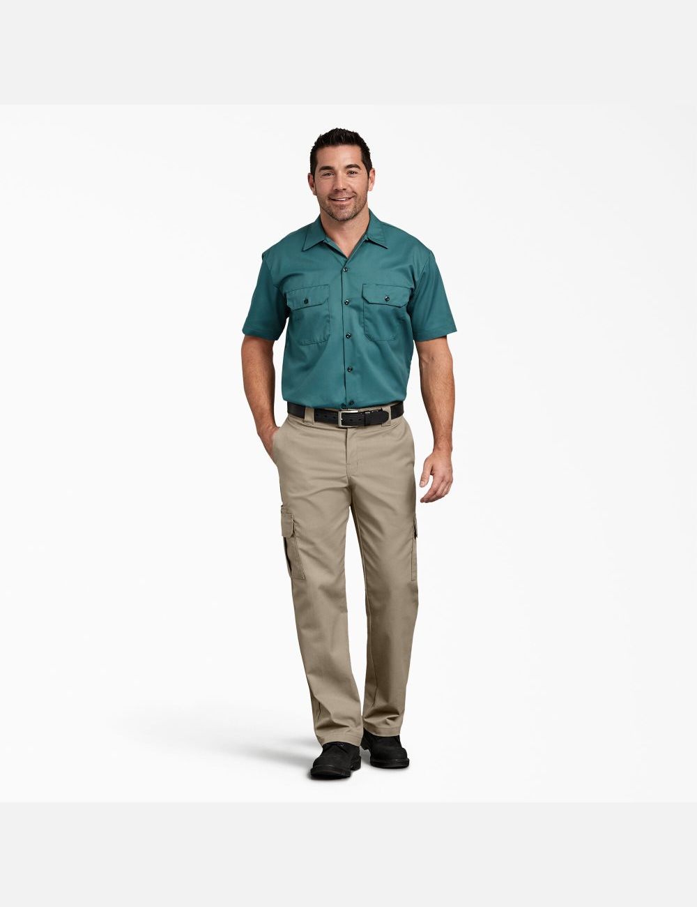 Pantalon Cargo Dickies FLEX Regular Fit Droit Leg Marron | 104QZXYRP