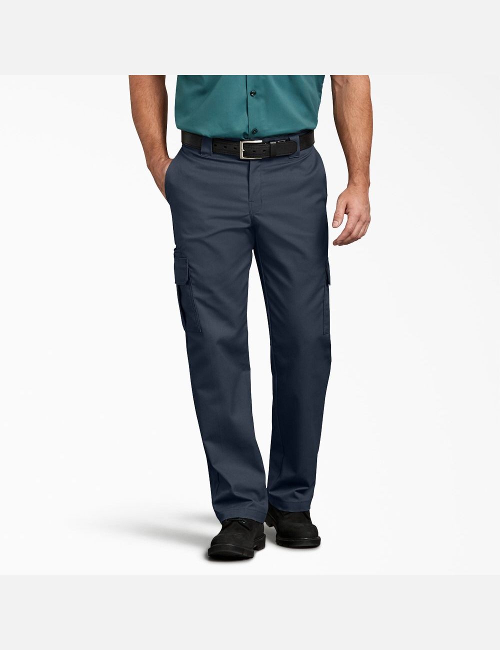 Pantalon Cargo Dickies FLEX Regular Fit Droit Leg Bleu Marine | 567KYRHZL