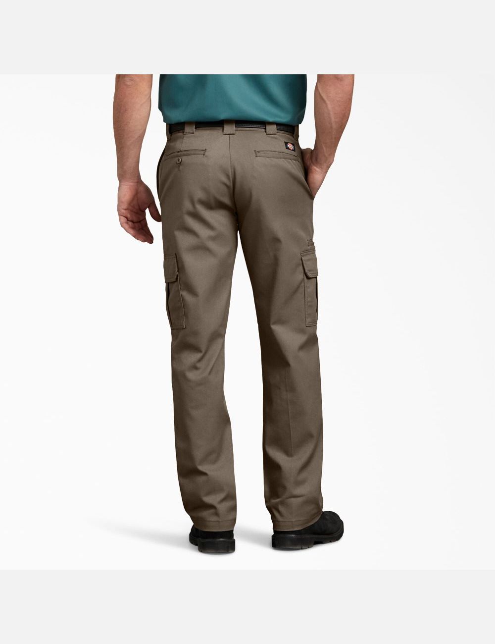 Pantalon Cargo Dickies FLEX Regular Fit Droit Leg Marron Clair | 637DEFNOU