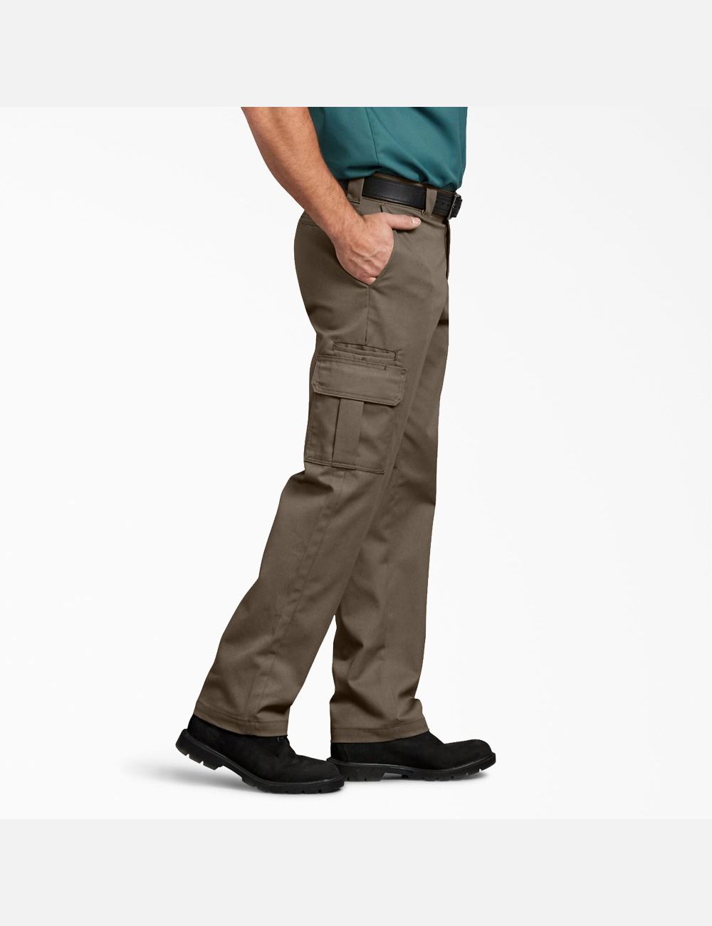 Pantalon Cargo Dickies FLEX Regular Fit Droit Leg Marron Clair | 637DEFNOU