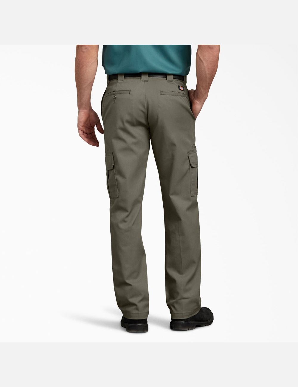 Pantalon Cargo Dickies FLEX Regular Fit Droit Leg Vert | 640TNPGVC