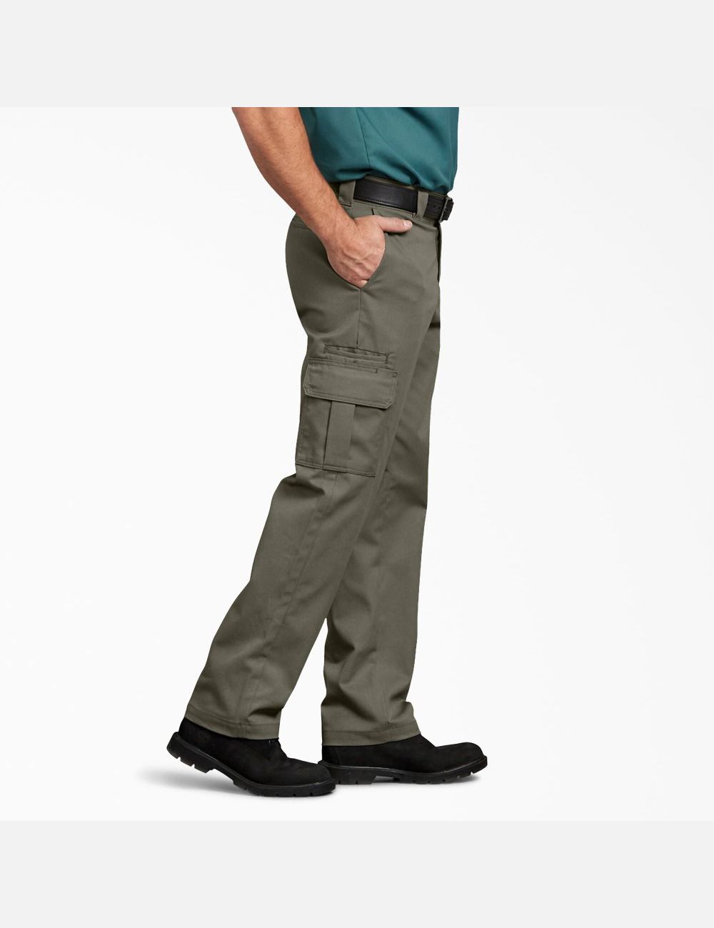 Pantalon Cargo Dickies FLEX Regular Fit Droit Leg Vert | 640TNPGVC