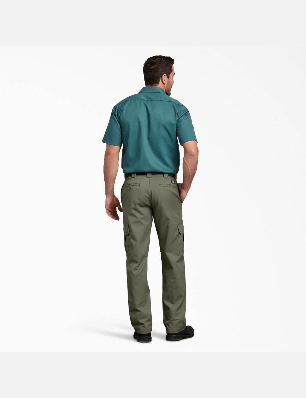 Pantalon Cargo Dickies FLEX Regular Fit Droit Leg Vert | 640TNPGVC