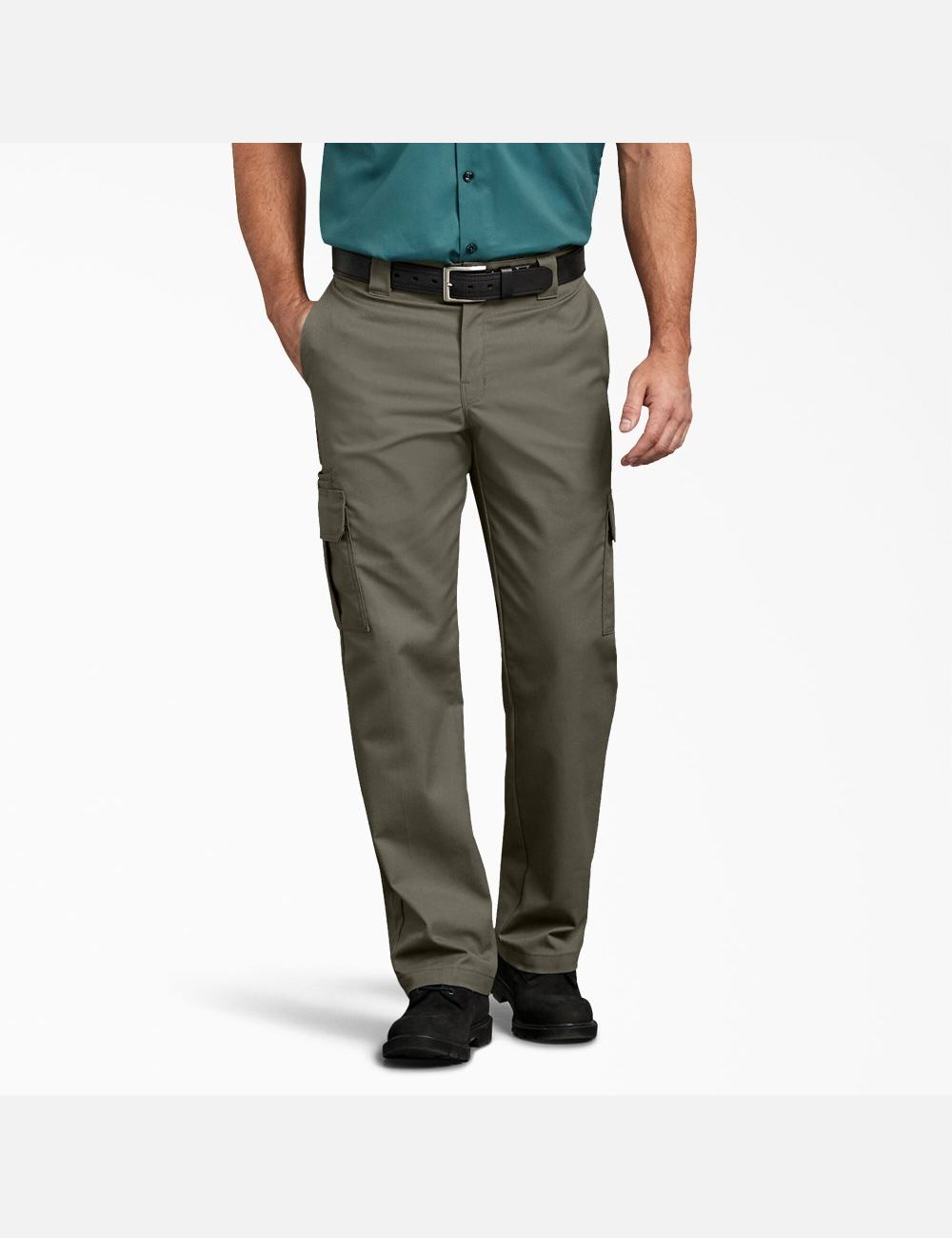 Pantalon Cargo Dickies FLEX Regular Fit Droit Leg Vert | 640TNPGVC