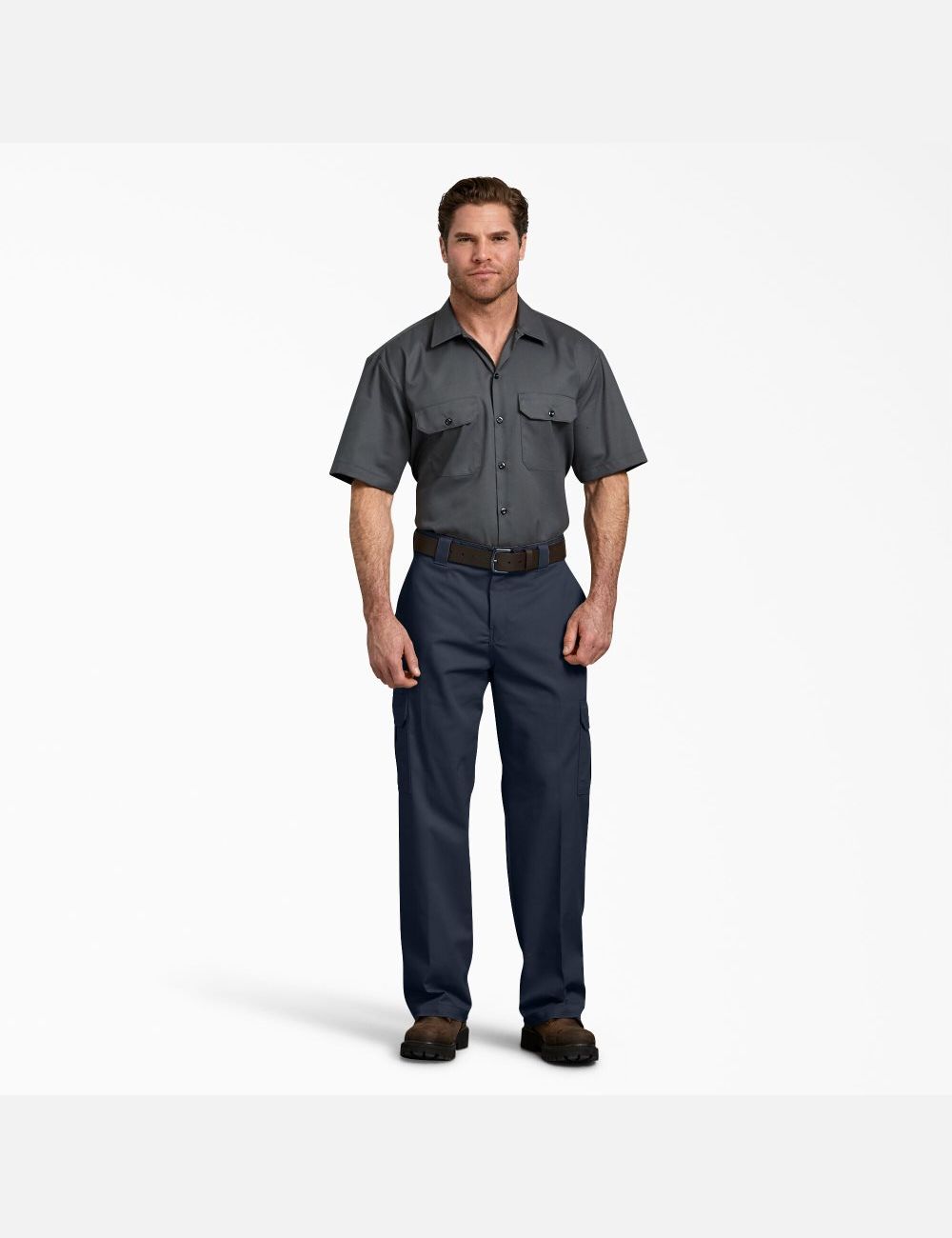 Pantalon Cargo Dickies FLEX Relaxed Fit Droit Leg Bleu Marine | 384OVWMTI