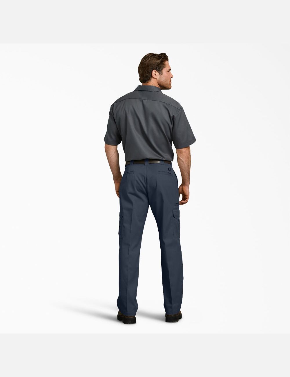 Pantalon Cargo Dickies FLEX Relaxed Fit Droit Leg Bleu Marine | 384OVWMTI