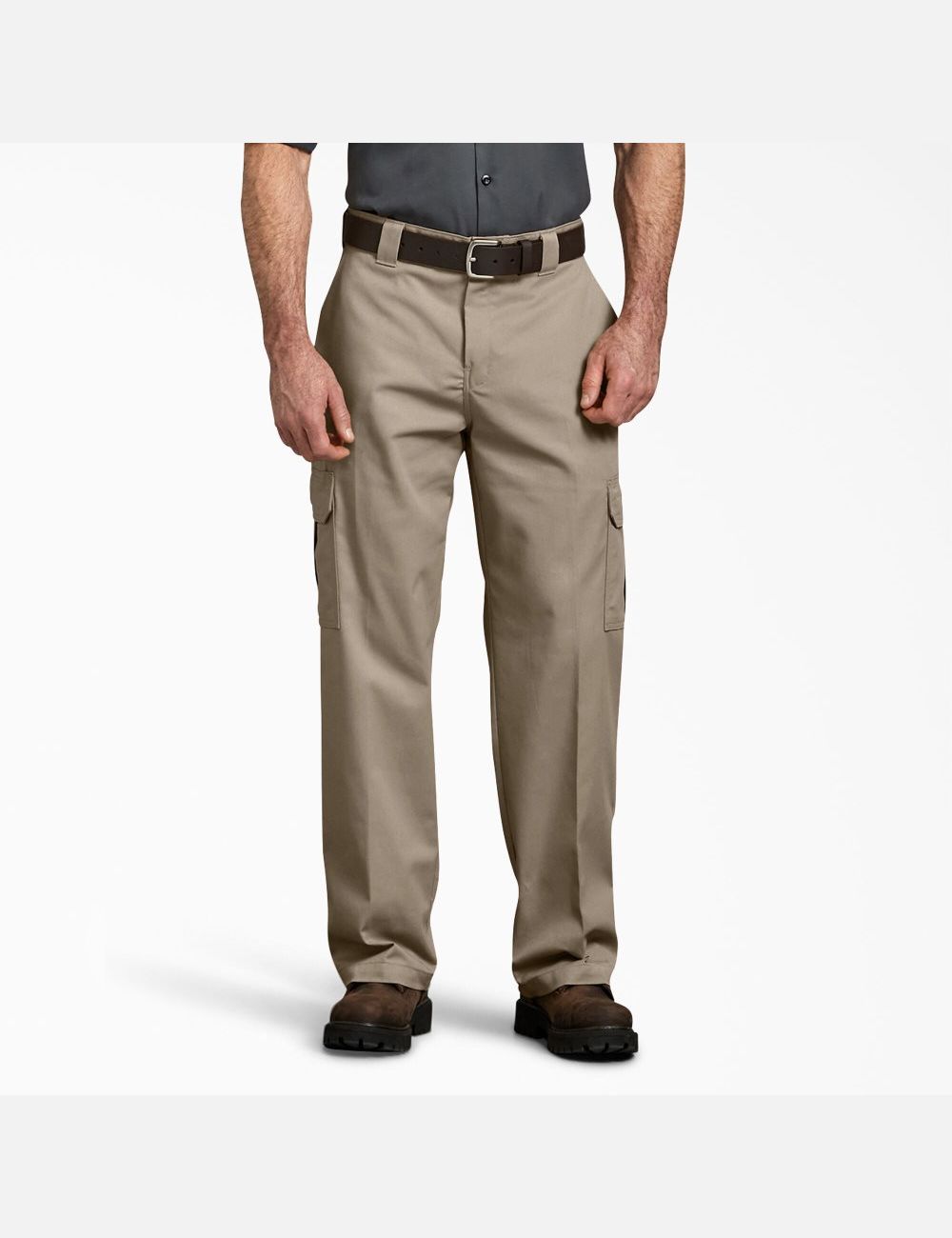 Pantalon Cargo Dickies FLEX Relaxed Fit Droit Leg Marron | 432WYKNTD