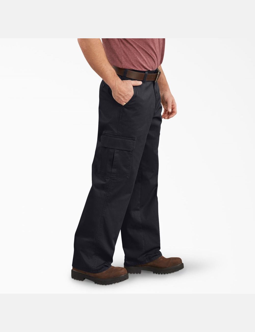 Pantalon Cargo Dickies Loose Fit Droit Leg Noir | 183PBIKLX