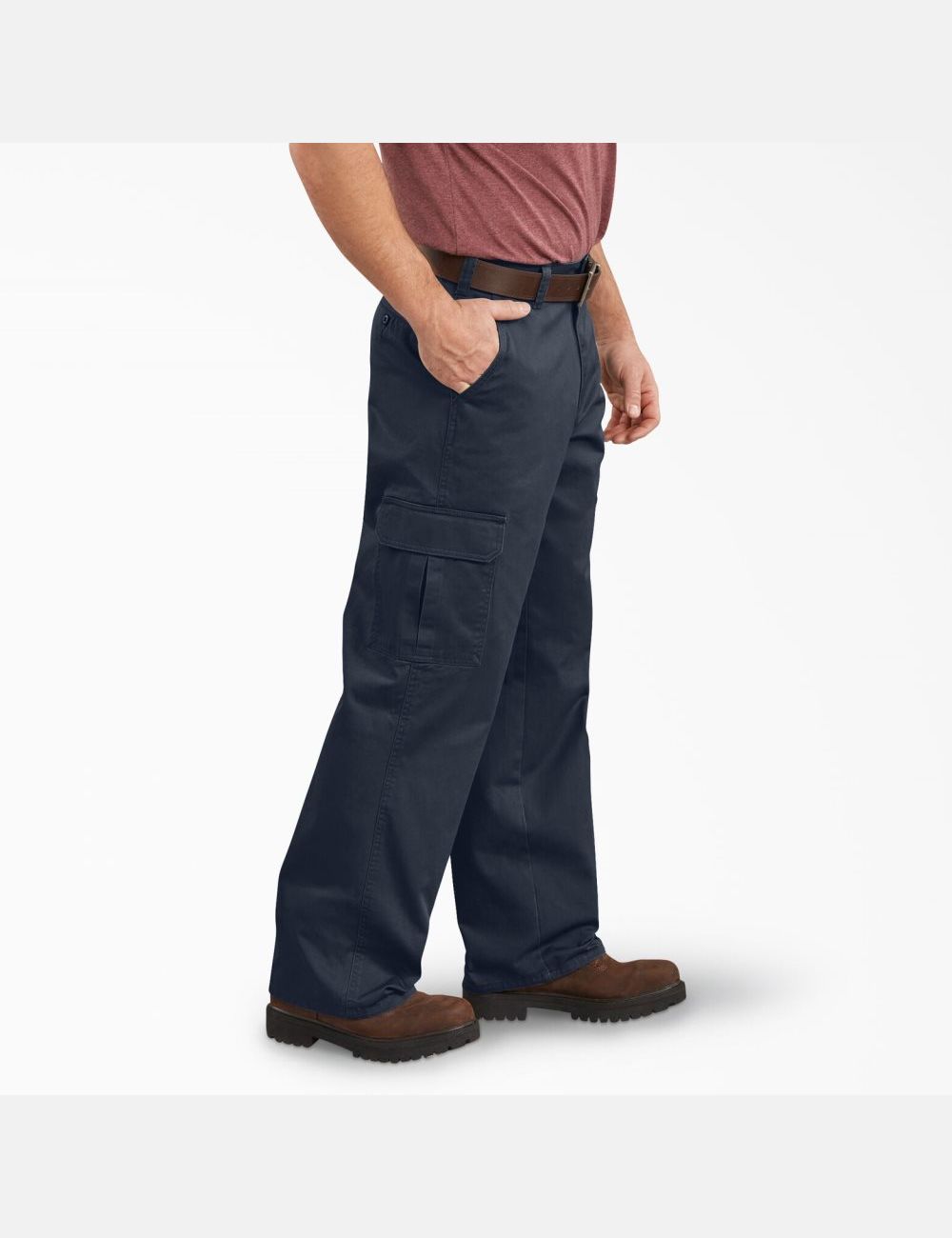 Pantalon Cargo Dickies Loose Fit Droit Leg Bleu Marine | 752HYMDOV