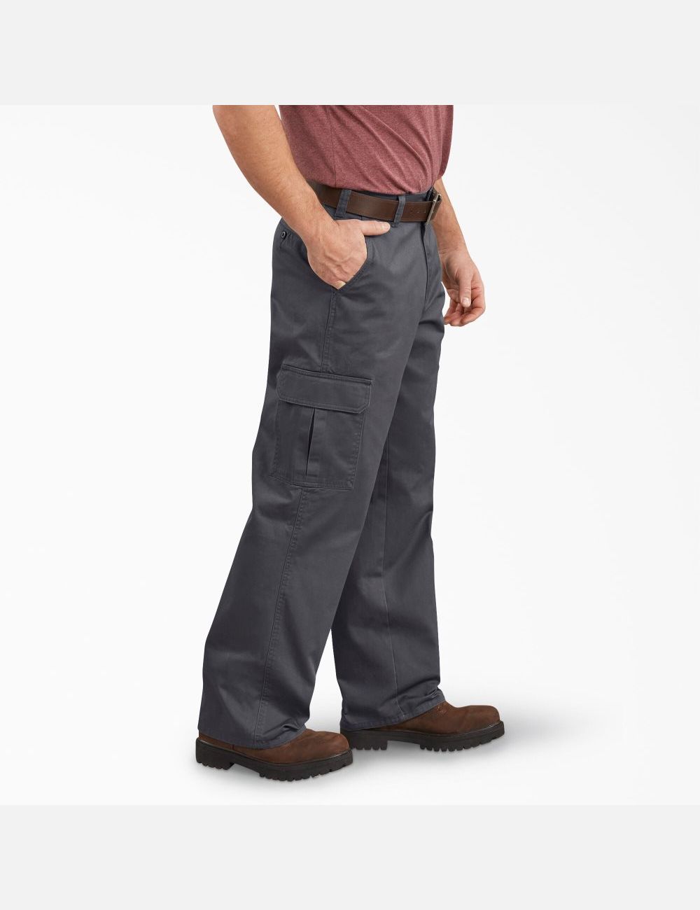 Pantalon Cargo Dickies Loose Fit Droit Leg Grise | 907BFKEWO